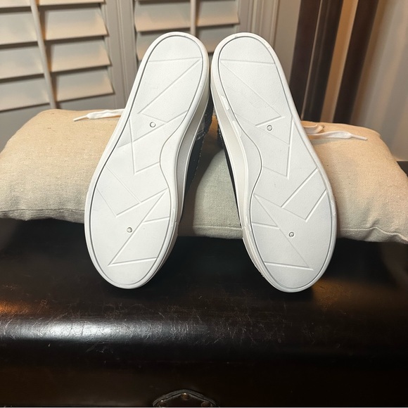 👟True Craft Fly High Sneakers Sz 8.5M Black/White Multi Plaid - Picture 9 of 9